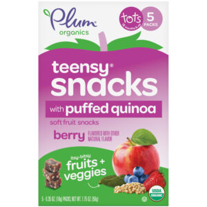 Berry Teensy Snacks with Puffed Quinoa