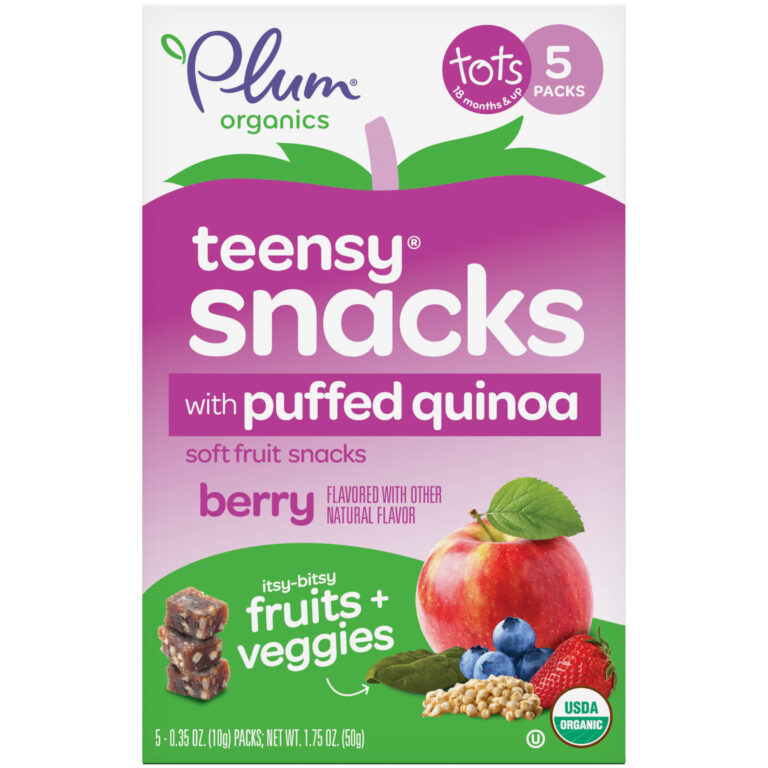Berry Teensy Snacks with Puffed Quinoa Plum Organics