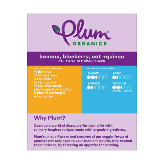 Banana, Blueberry, Oat + Quinoa 4ct - Image 2